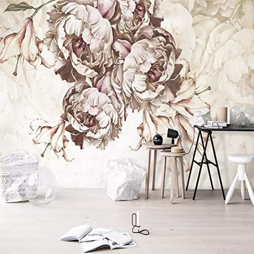 Stil Handgemalte Rosen 3D Tapeten Wanddekoration Fototapete Sofas Wohnzimmer Wandbild Schlafzimmer-250cm×170cm