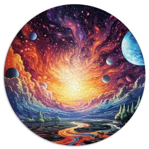 Puzzles The Edge of The Univers Puzzles für Erwachsene 1000 Puzzles 67,5x67,5cm Lustige Puzzles ganze Familie und die