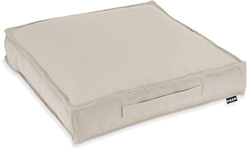 HOCK Matratzenkissen Caribe Outdoor (ca. 50x50x10cm, Beige)