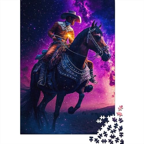 Schwieriges, anspruchsvolles Puzzle, 1000 Teile, Ritter-Holzpuzzle für Erwachsene und Jugendliche, entspannendes, intellektuelles Lernspielzeug, 75 x 50 cm