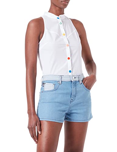 Love Moschino Womens LM Cactus Lässige Shorts, BLE Sky Denim, 40