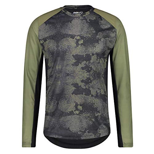 AGU MTB Trikot Langarm MTB Herren Army Green L