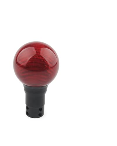 Schaltknauf Für Civic Automatische Auto Getriebe Griffe Schaltknauf Stick Hebel Kopf Shift knob(Carbon Grain red)