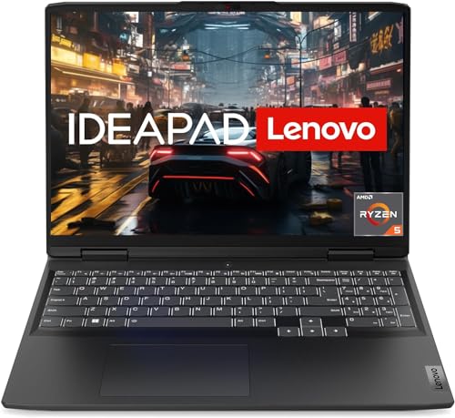 Lenovo IdeaPad Gaming 3 Laptop | 16" WUXGA Display | 165Hz | AMD Ryzen 5 6600H | 16GB RAM | 512GB SSD | NVIDIA GeForce RTX 3050 Ti | Win11 Home | QWERTZ | grau | 3 Monate Premium Care