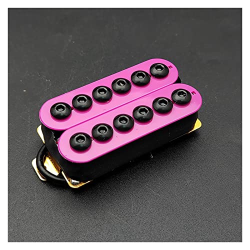 ZENGXUE Ein Einstellbar Einstellbarer Metall-Doppelspulen-E-Gitarren-Pickup-Humbucker-Lila Humbucker Tonabnehmer Set (Color : Neck Pickup)