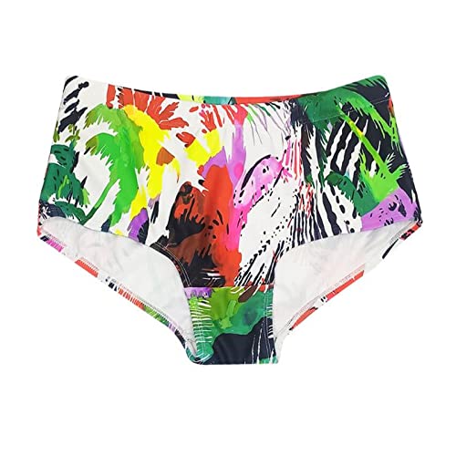 ALANZE Sommer Männer Drucken Bademode Homosexuell Niedrige Taille Badehose Schnell Trocknend Badeanzug Männliche Push Pad Briefs Strand Tragen Shorts,C01 Mit Polster,XXXL