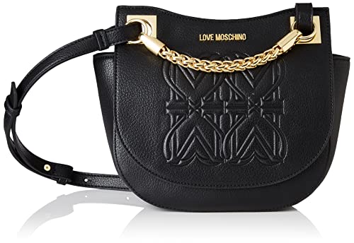 Love Moschino Damen Jc4337pp0fkc000 Umhängetasche, Schwarz, Einheitsgröße