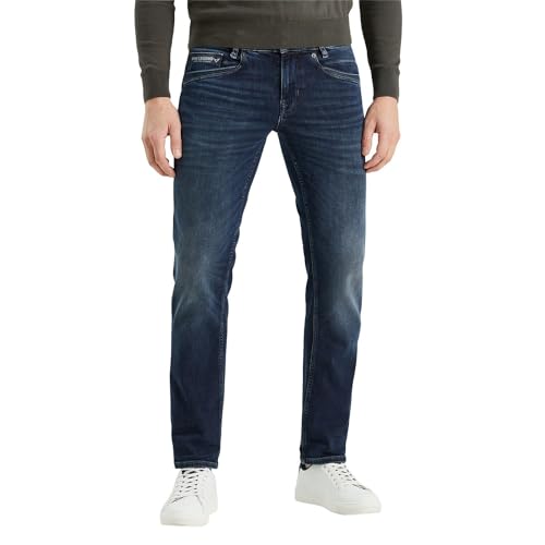 PME Legend Herren Jeans SKYRAK - Regular Fit - Blau - Deep Intense Indigo, Größe:38W / 32L, Farbe:Deep Intense Indigo DII