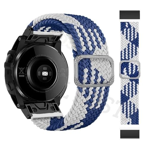 OPKDE Sport-Nylon-Armband für Garmin Fenix 6X 6 Pro 5X 5 7X 7 3HR Forerunner 935 Smart Watch, Schnellverschluss-Armband 26 mm 22 mm, 22mm Fenix 5 5Plus, Achat