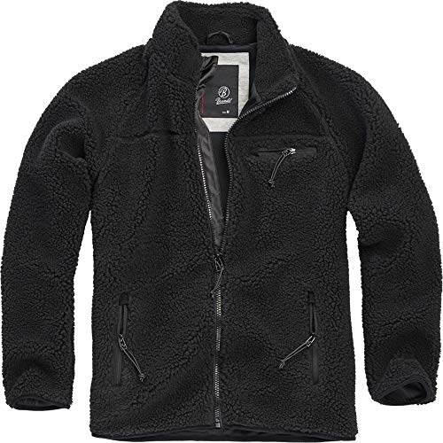 Brandit Teddyfleece Jacket, schwarz, Größe 3XL