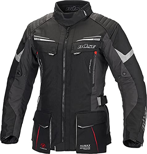 Büse Lago Pro Damen Motorrad Textiljacke Schwarz 54