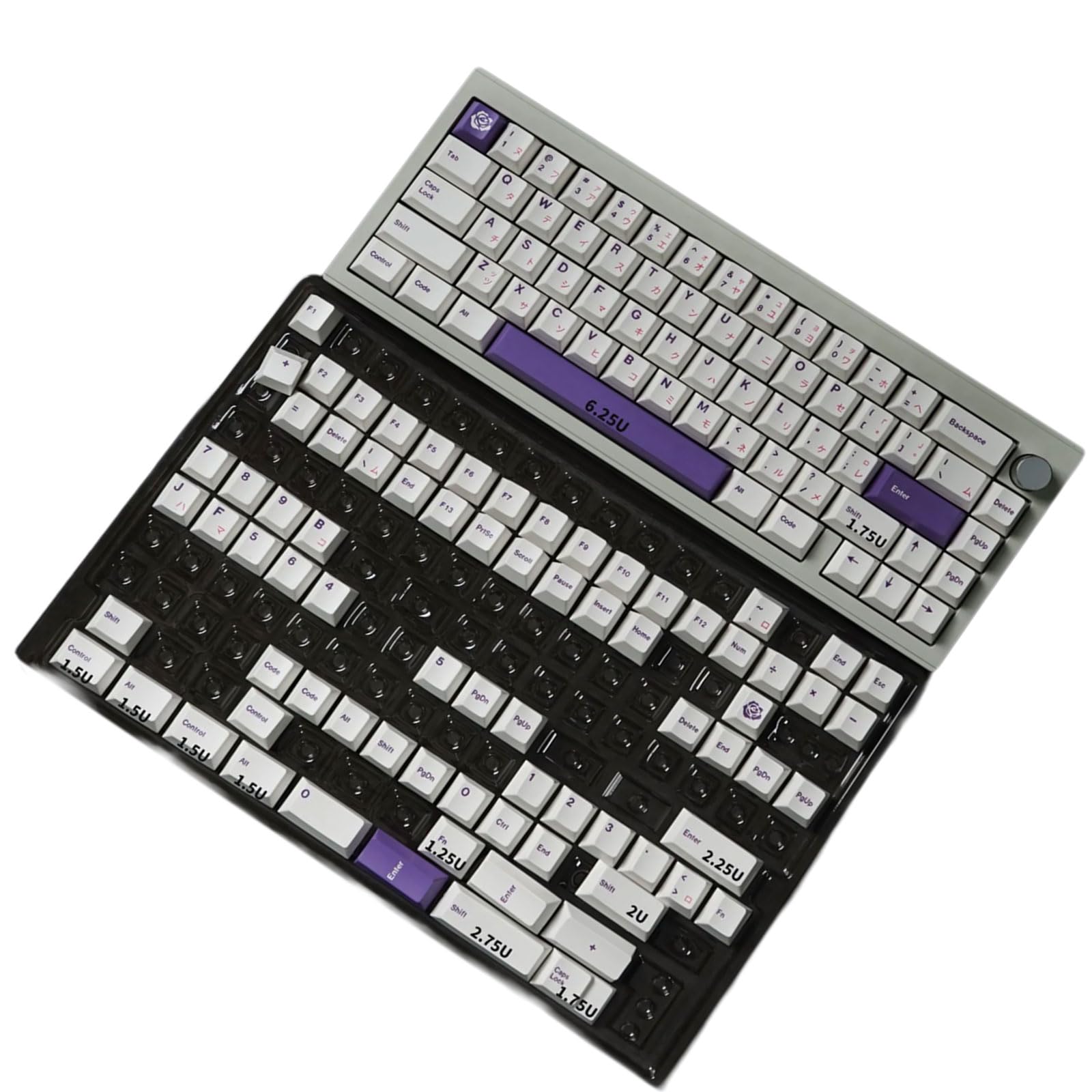 Tastatur-Tastenkappen-Set für mechanische Tastaturen, 146 Stück