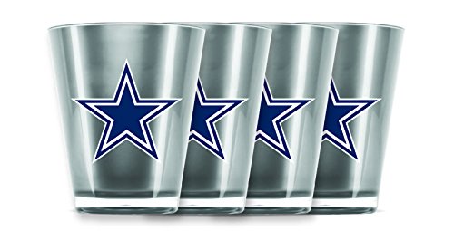 NFL Dallas Cowboys Schnapsglas, isoliert, Acryl, 4 Stück