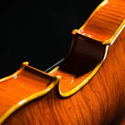 Standard Violine Handgemachte Erwachsene Massivholz Violine Musikinstrument Massivholz Violine 4/4(C-classic glossy 4/4)