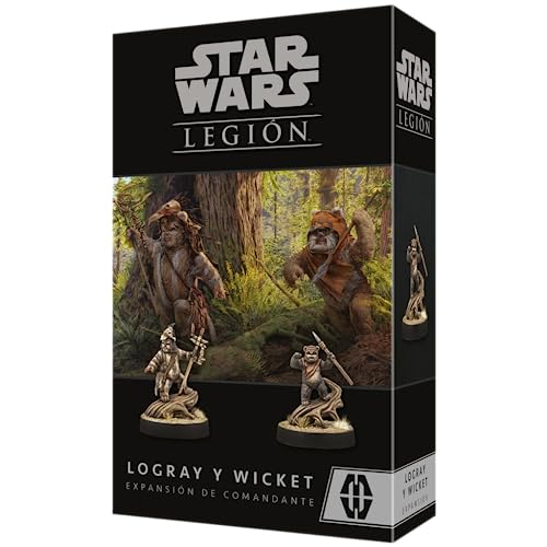 Star Wars Legion - Logray und Wicket - Miniaturspiel auf Spanisch