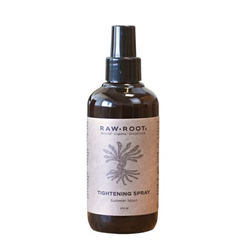 RAW ROOTs | Dreadlock Tightening Spray 200ml | Summer Moon | Straffungsspray – reduziert loses Haar & erfrischt Dreadlocks | Naturkosmetik vegan nachhaltig mit Aloe Vera