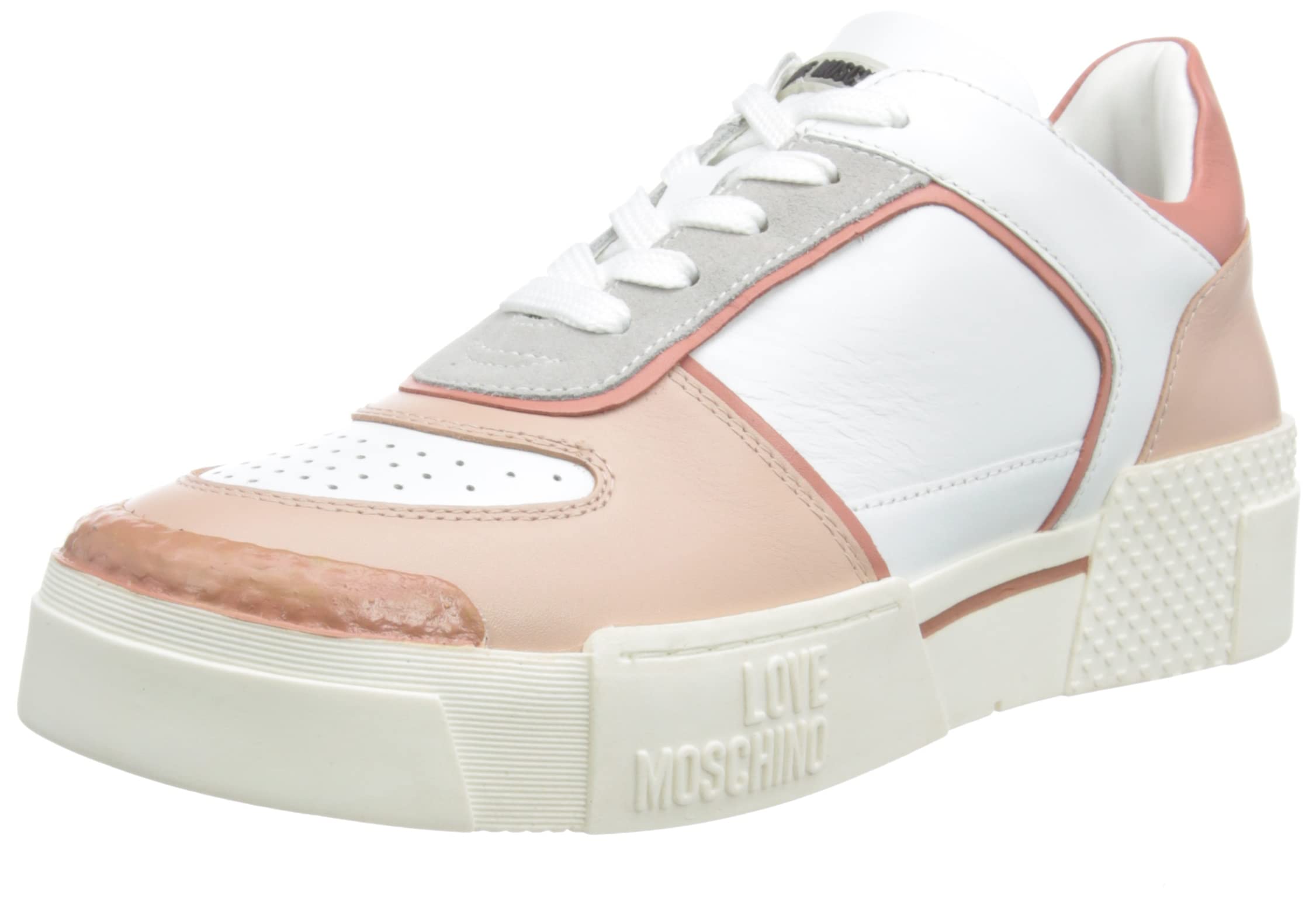 Love Moschino Damen Scarpa Oxford-Schuh, Weiß, 40 EU