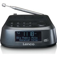 Lenco CR-605 - Radiouhr - Schwarz (CR-605)