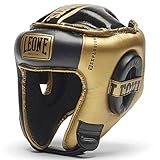 LEONE 1947 Unisex – Erwachsene Boxhelm, Gold, M