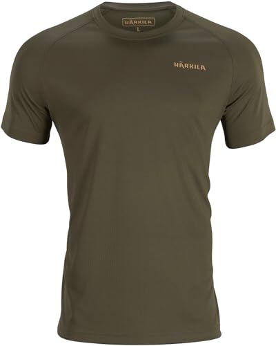 Harkila Trail S/S T-Shirt Weide Grün - Braun, XL