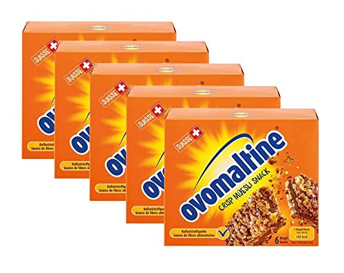 Ovomaltine Crisp Müsli Snack, 5x 150g ( 30x25g)