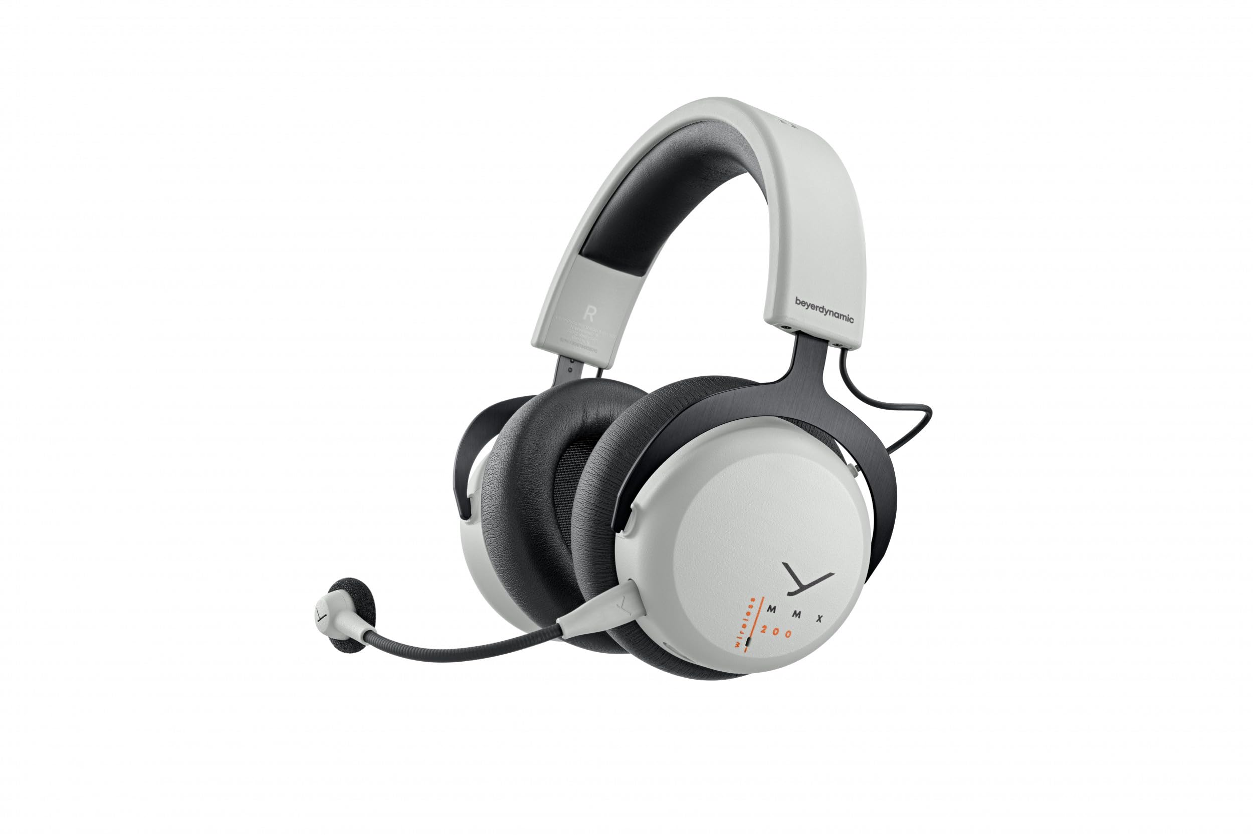 beyerdynamic MMX 200 Wireless Gaming-Headset grau mit Mikrofon, kabelloser Kopfhörer mit USB-Dongle, geeignet für PC, Xbox, Playstation und Nintendo Switch