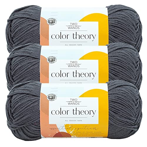 Lion Brand Yarn 2 Zauberstäbe: Color Theory Garn, Thunder