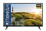 TELEFUNKEN XF32SN550S 32 Zoll Fernseher/Smart TV (Full HD, HDR, Triple-Tuner) - Inkl. 6 Monate HD+ [2023], Schwarz