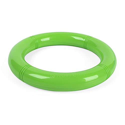 BFVAKBKYT Gymnastik Ringe,Suspension Trainer System, 1 Paar = 2 Stück 19,5 cm Kunststoff Fitness Gymanstic Kreis Ring Morgen Übung for Kindegarten Kinder Ring(Green)