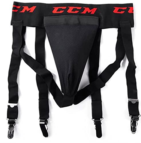 CCM Jock Combo 3in1 Tiefschutz mit Straps Senior