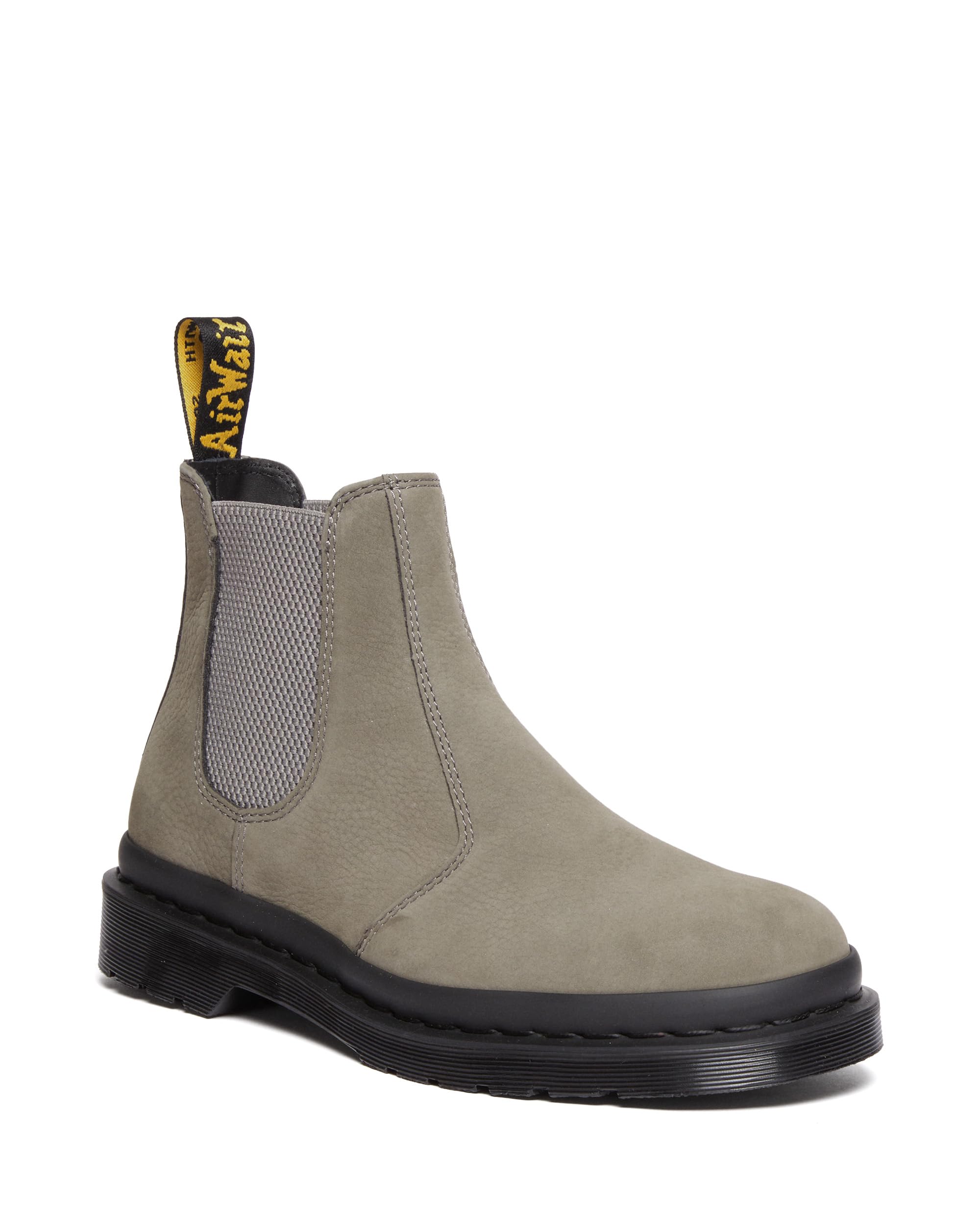 Dr. Martens Unisex Chelsea Boots, Nickel Grey Milled Nubuck Wp, 45 EU