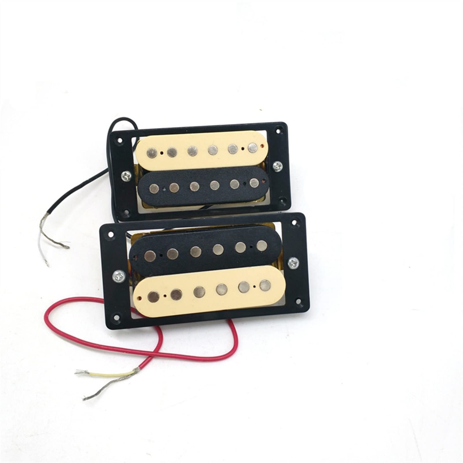 ZENGXUE 2 Stücke E-Gitarren-Pickups Zebra Humbucker Doppelspule E-Gitarren-Pickups Humbucker Tonabnehmer Set