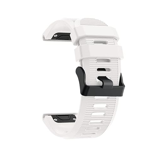 OPKDE 26 mm Schnellverschluss-Armband für Garmin Fenix 6X Pro 5X, Silikonband, Ersatzarmband für Fenix 3 3HR Uhrenarmband, 26MM Fenix 6X Pro, Achat