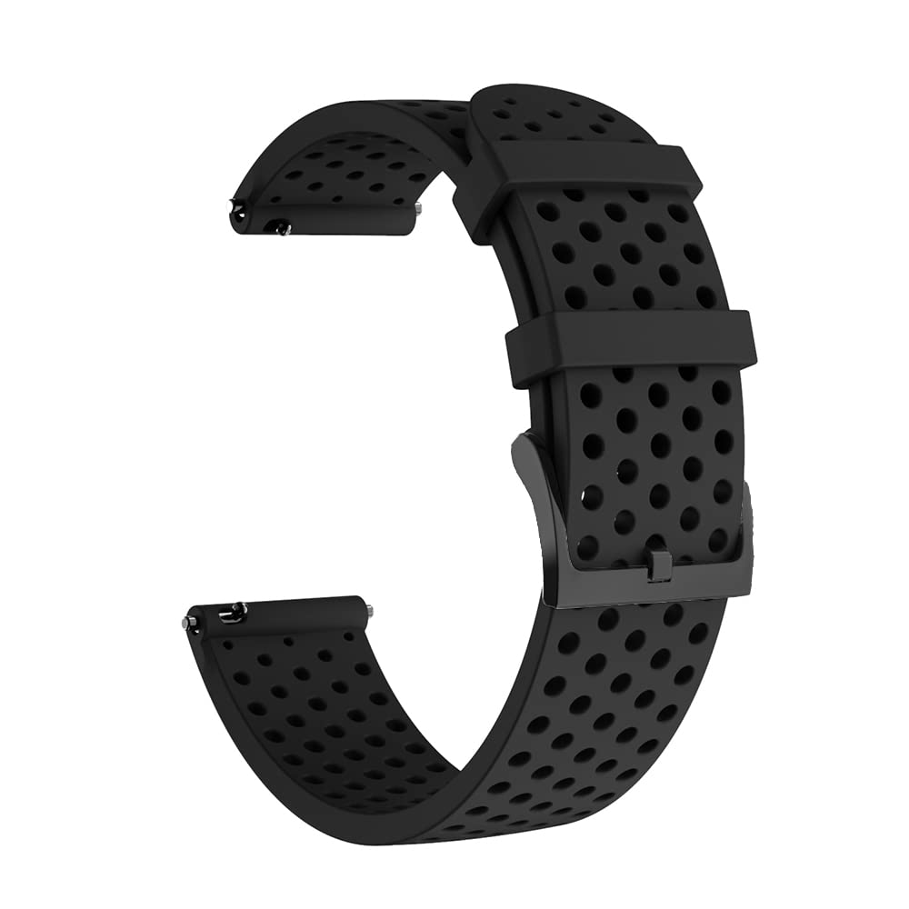 OPKDE 20 mm Smartwatch-Armband für Garmin Venu SQ Vivoactive 3 Vivomove HR, weiches Silikonband, Forerunner 245M 158 55 Uhrenarmband, For Forerunner 245M 645, Achat