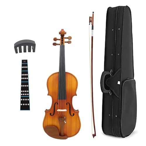 Standard Violine 1/4 Violinen Verschiedene Modelle Anfänger(05 dark)