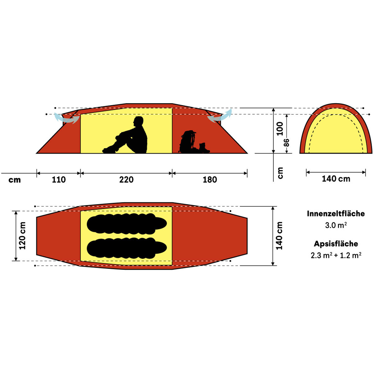 Hilleberg Kaitum 2 GT Zelt 2