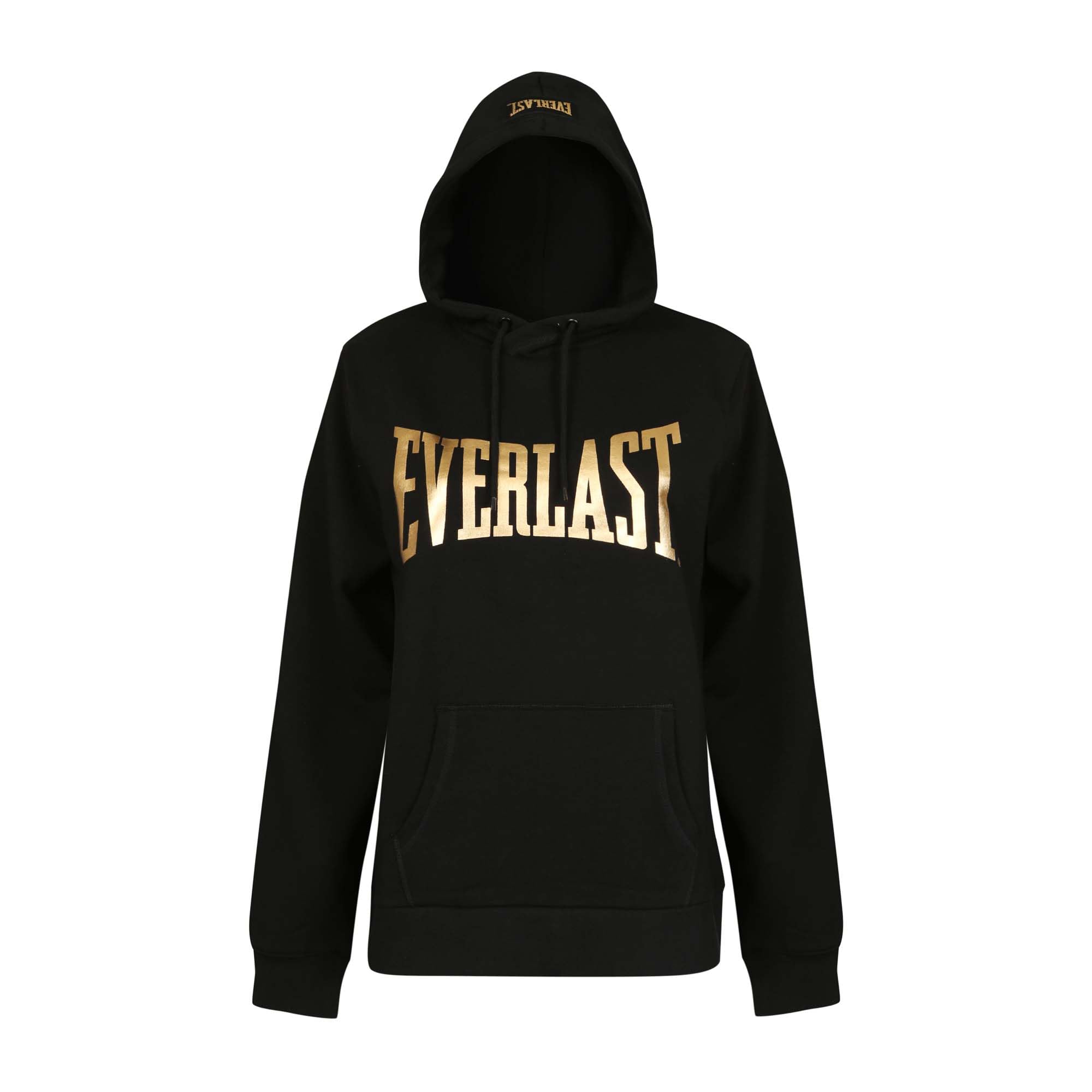 EVERLAST Damen Taylor W2 Kapuzenpullover, Schwarz/Gold, 38