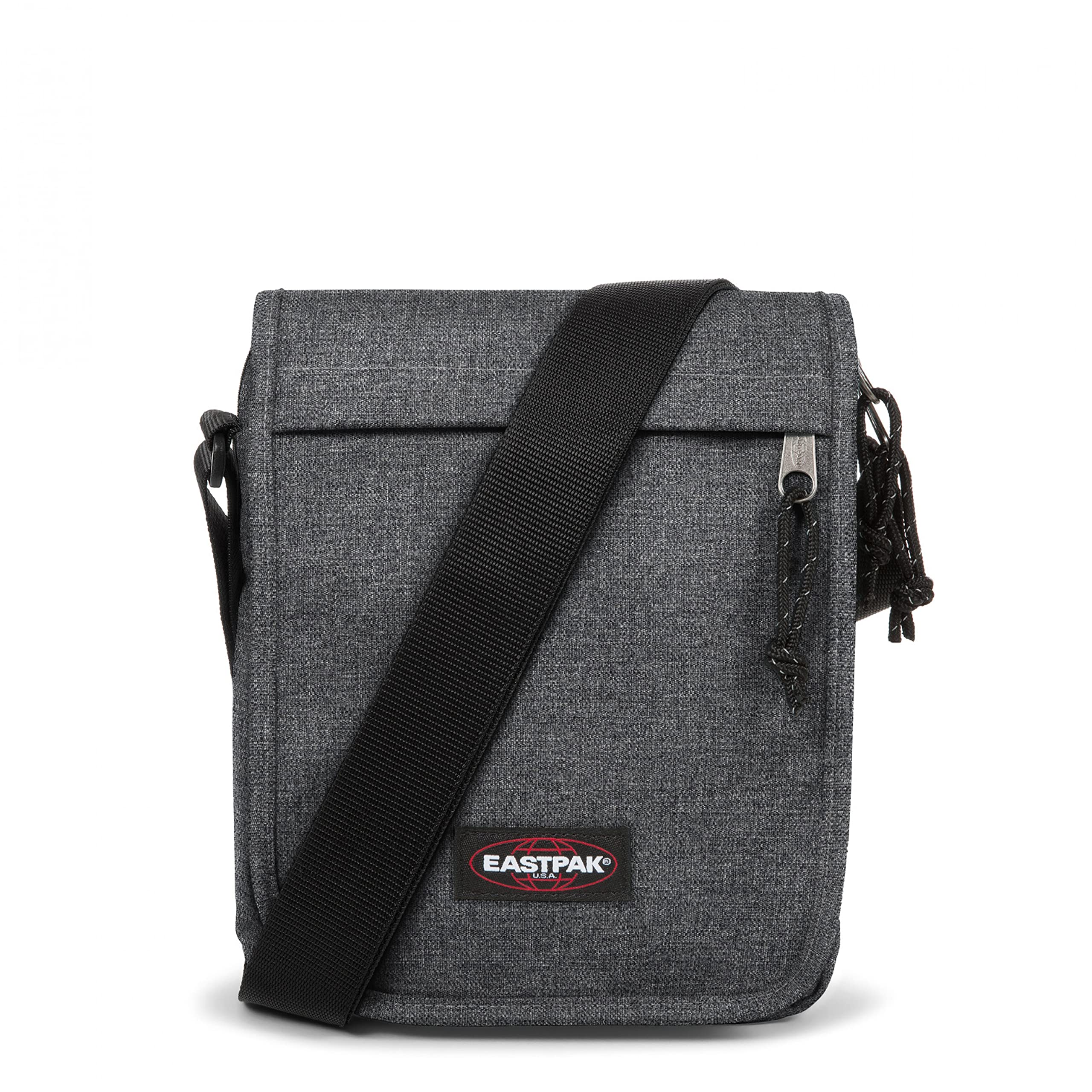 EASTPAK FLEX Umhängetasche, 3.5 L - Black Denim (Grau)