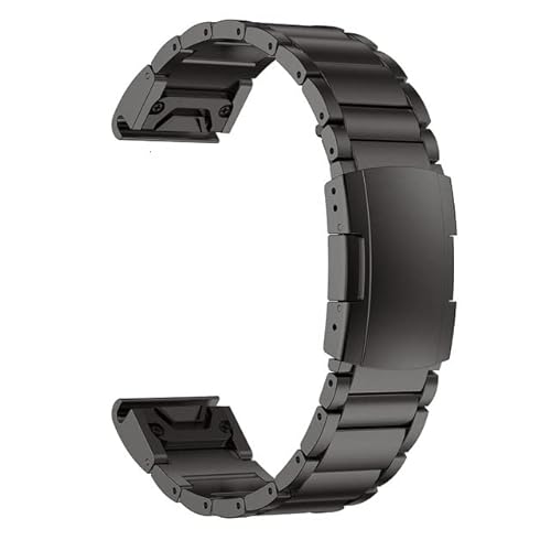 BANDKIT 22 x 26 mm Titanlegierung Uhrenarmband für Garmin 7 7X 5 5X Plus 6 6X Pro 3HR 945 Schnellverschluss Smart Watch Zubehör Armbänder, 26mm Fenix 3HR D2, Achat