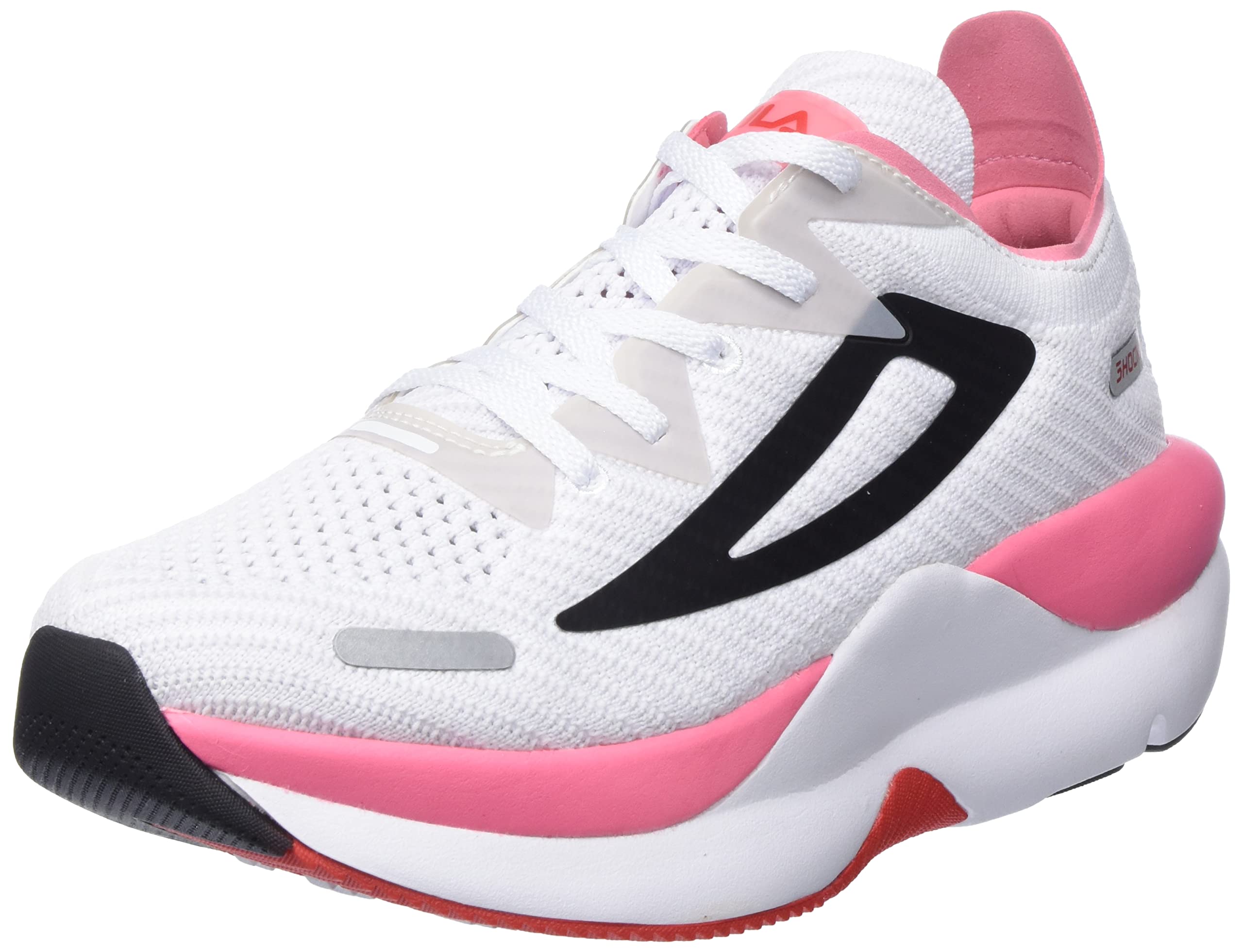 FILA Damen SHOCKET Run wmn Laufschuh, White-Geranium Pink, 37 EU