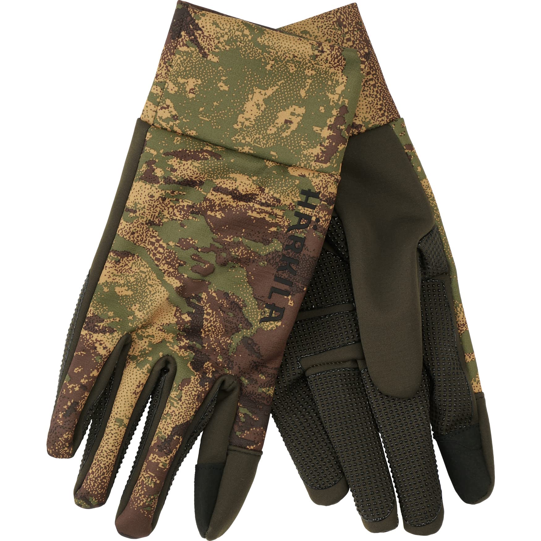 Harkila Deer Stalker camo Fleece Gloves AXIS MSP® Forest Green