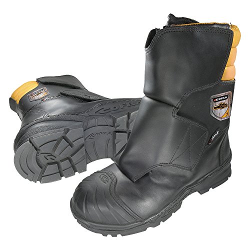 Cofra Forstarbeiter Schnittschutz-Stiefel Strong, Sägeschutz Klasse 3, Größe 43, schwarz, 21470-000