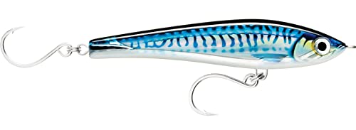 Rapala - Angelköder X-Rap Magnum Stick - Angelmaterial mit Kunststoff-Konstruktion - Fischköder aus sinkendem Meer - Variable Schwimmtiefe - Größe 17 cm / 88 g - HD Silver Blue Mackerel