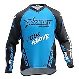 Radbekleidung Für Herren, Mountainbike Sportbekleidung, Langärmelige Schnell Trocknende Kleidung, T-Shirt,Trikots Atmungsaktiv (DE/NL/SE/PL, Alphanumerisch, 3XL, Regular, Regular, Blue)