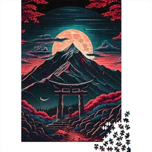 Japanisches Torii-Tor-Puzzle für Erwachsene und Jugendliche, 1000 große Teile, Puzzle für Erwachsene, anspruchsvolles Puzzlespiel und Familienspiel, 75 x 50 cm