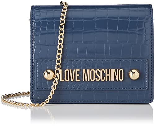 Love Moschino Damen Jc4427pp0fks0750 Umhängetasche, blau, Einheitsgröße