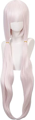 LINLINCD-Anime Coser Anime Cosplay Perücke NEKOPARA OVA Perücke Damen Vanilla Pink Langes Haar mit Pony Perücke mit Perückenkappe for Halloween Party Karneval Nachtleben