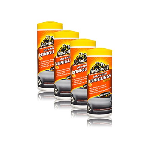 4X Armor All 45025L ORANGENREINIGUNGS TÜCHER 30 Stück