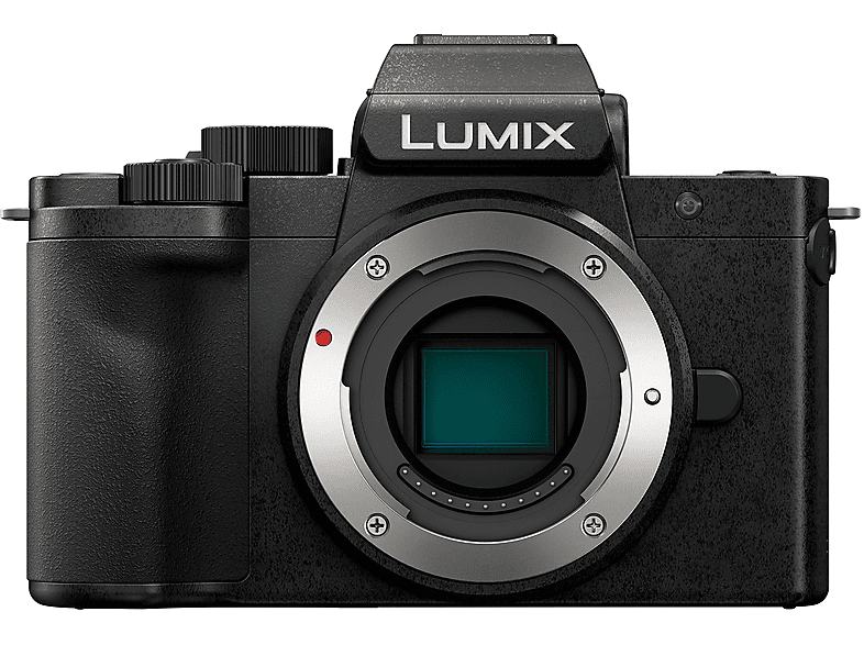 PANASONIC Lumix DC-G 100 DVEGK + Griff SHGR2 spiegellose Systemkamera mit Objektiv 12 - 32 mm, 7,5 cm Display Touchscreen, WLAN