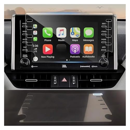 IMMLSX Für Toyota Für Corolla LE/XLE/SE/XLE /2019-2022 Auto-Infotainment-Navigation GPS Multimedia-Display Gehärtetem Glas Displayschutz Navigation Schutzfolie Navigations-Displayschutz(8 inch)